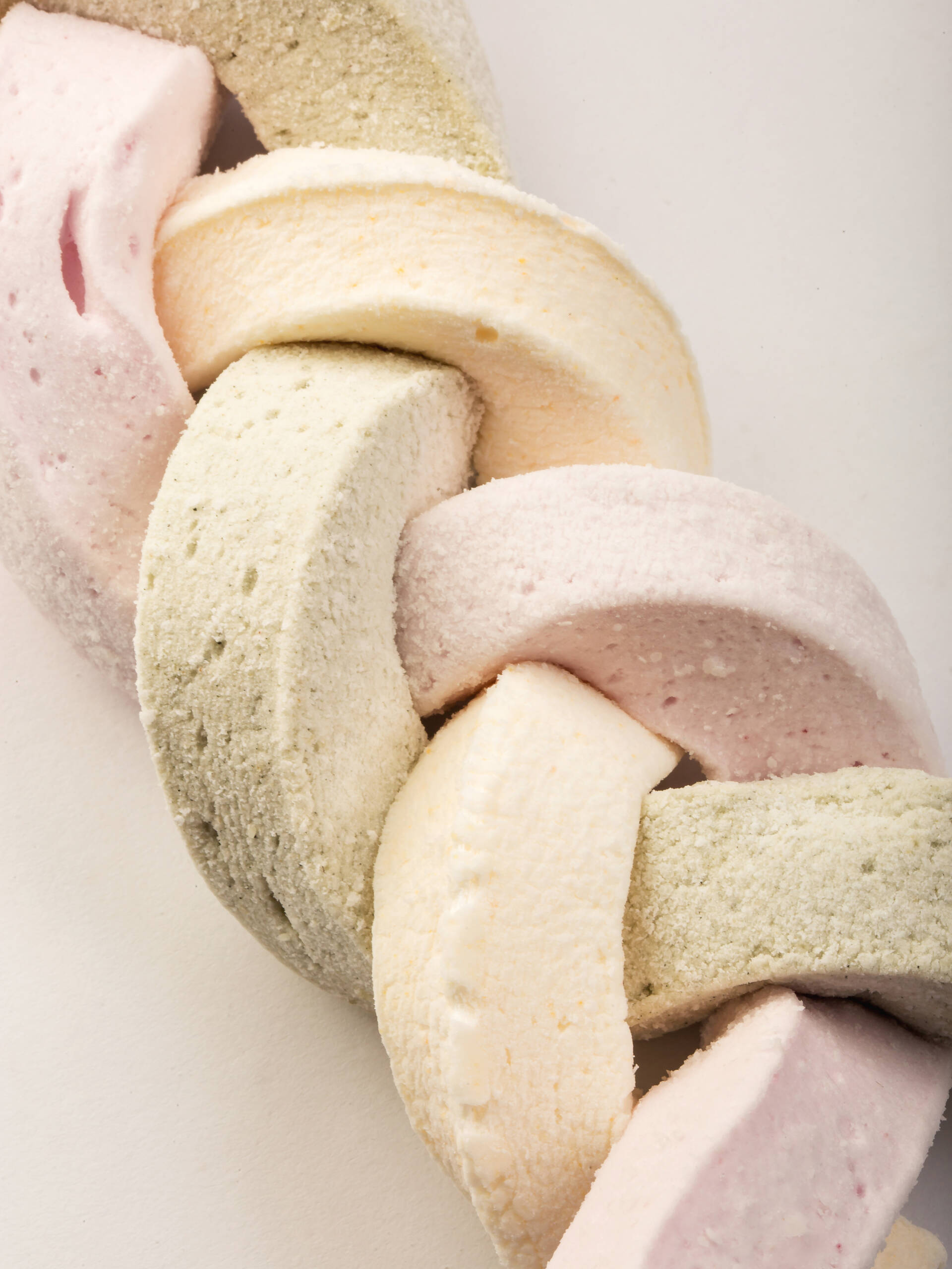 laniere de guimauve en tresse