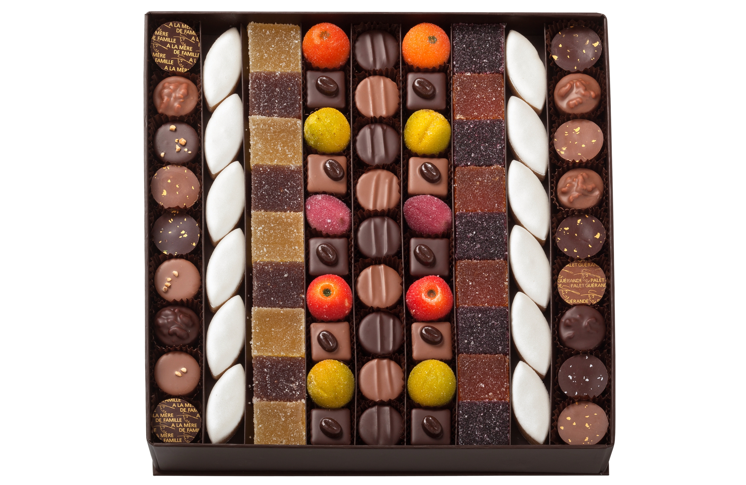 Coffrets de chocolats assortis